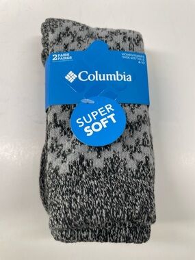 Columbia Super Soft Crew Socks - Gray  women size 4-10